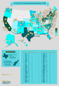 The Top 100 U.S. Residential Remodeling Markets of 2012