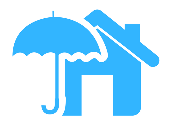umbrella and house icon representing a bond claim